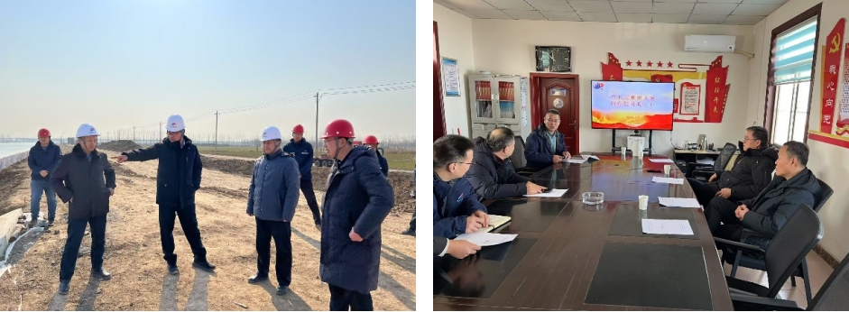 公司總經(jīng)理李貴清到南排工程調(diào)研并看望慰問(wèn)一線員工